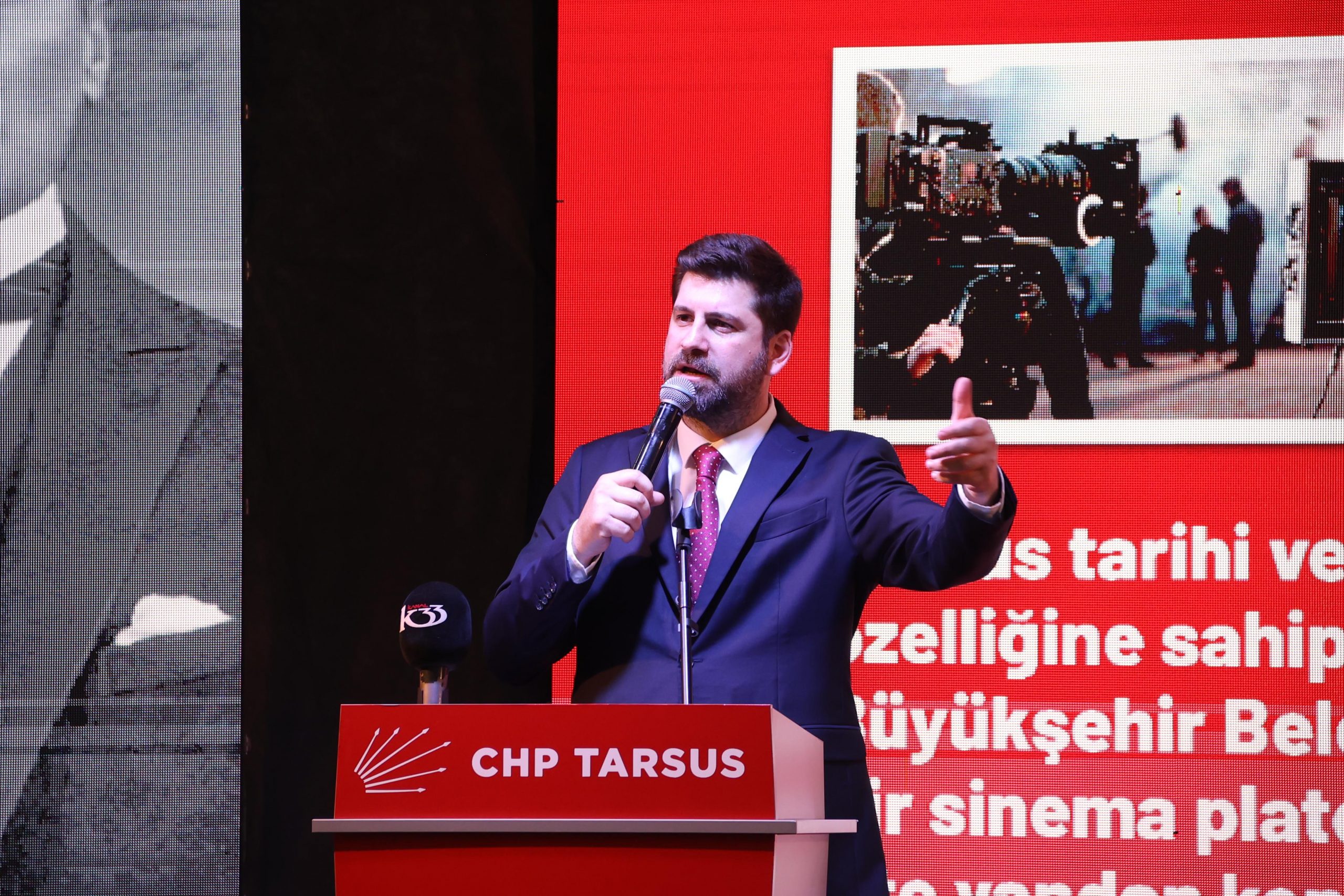 CHP Tarsus Belediye Başkan Adayı Ali Boltaç projelerini açıkladı. “ TARSUS’UN ÇEHRESİNİ DEĞİŞTİRECEĞİZ”