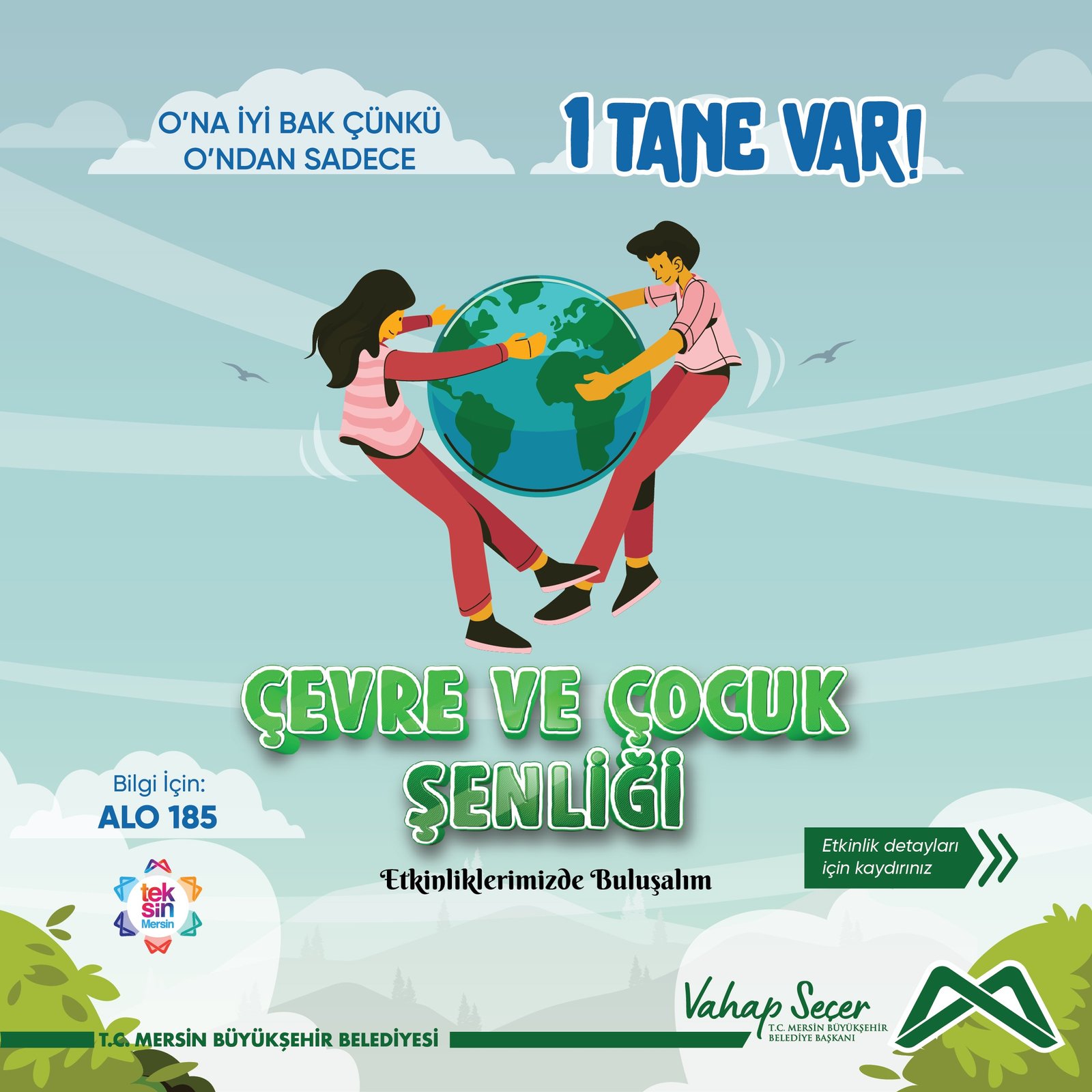 MERSİNLİLER, 5-11 HAZİRAN ÇEVRE HAFTASI ETKİNLİKLERİNDE BULUŞACAK