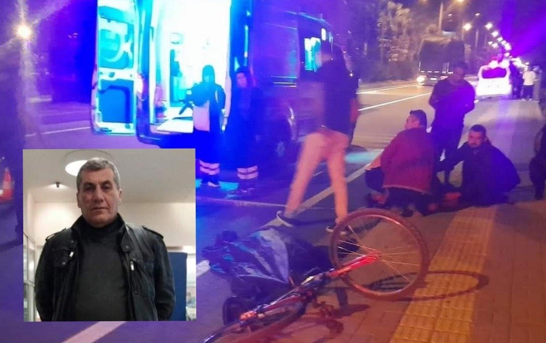 BİSİKLETTEN DÜŞEN TALİHSİZ ADAM HAYATINI KAYBETTİ