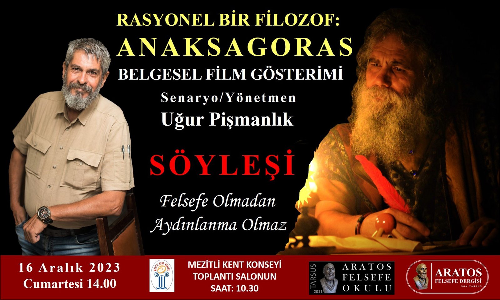 ARATOS FELSEFE OKULLARINDAN DERS BAŞLADI