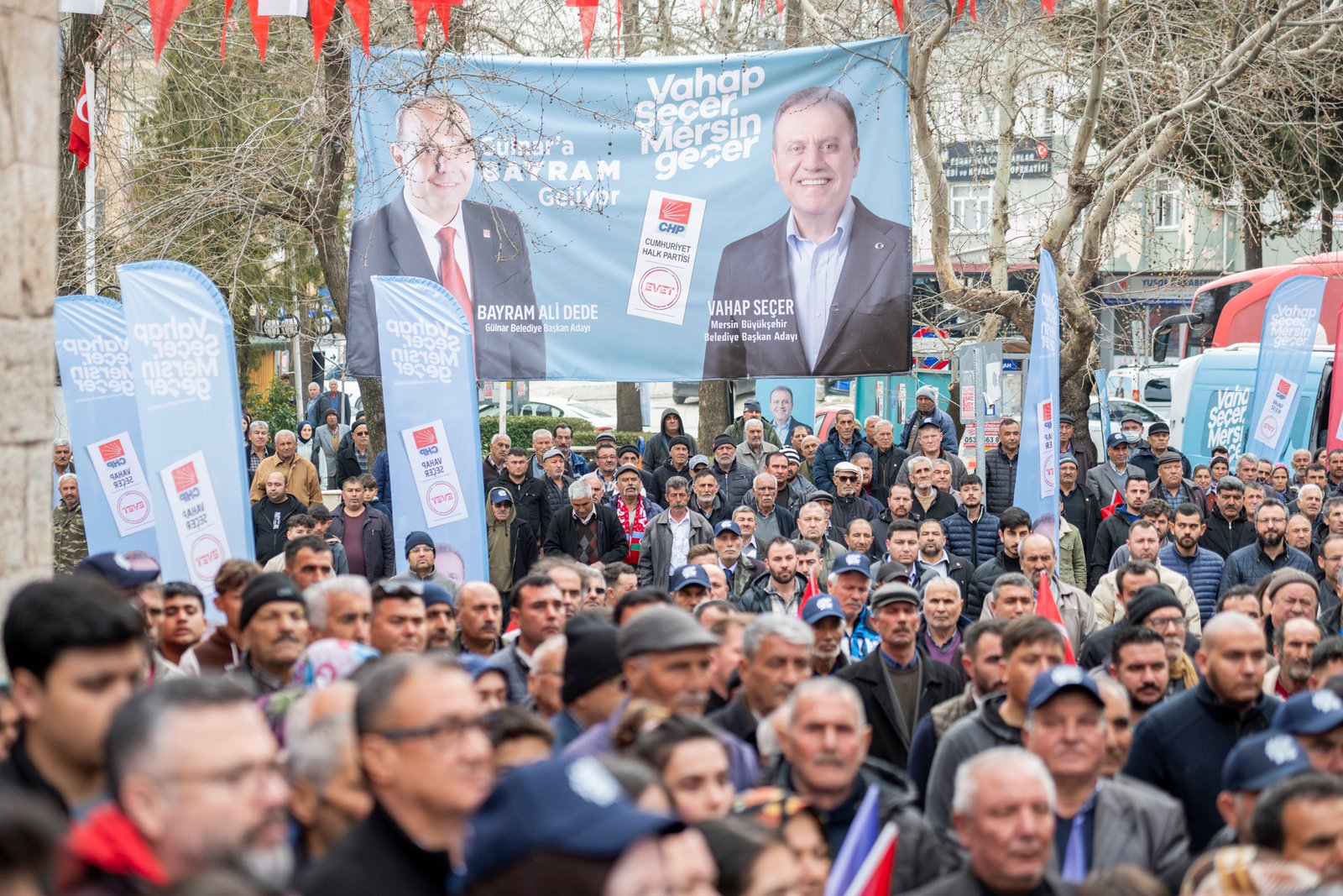 ‘VAHAP SEÇER GÜLNAR SEÇİM KOORDİNASYON MERKEZİ’ AÇILDI