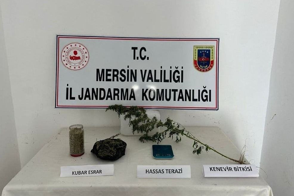 MERSİN’DE JANDARMADAN UYUŞTURUCU MADDE OPERASYONU