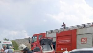 Otoyol Damlama bölgesinde kaza: 1 ölü, 5 yaralı