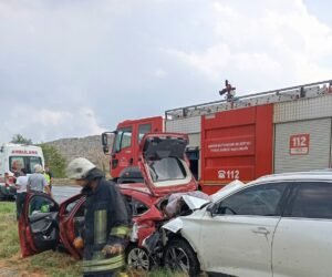 Otoyol Damlama bölgesinde kaza: 1 ölü, 5 yaralı