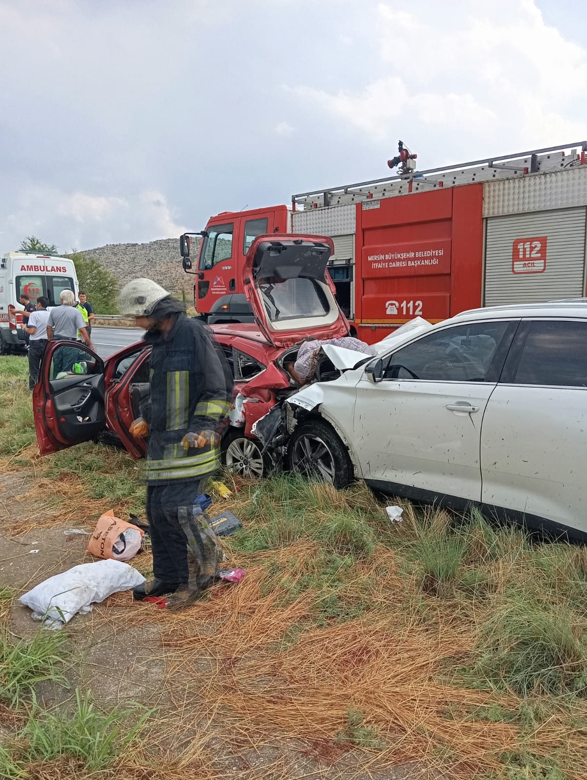 Otoyol Damlama bölgesinde kaza: 1 ölü, 5 yaralı